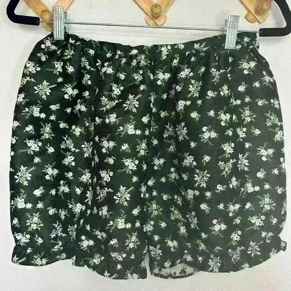 For Love And Lemons Short Pants Bubble Style Foral - Picture 1 of 4